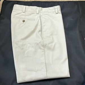 LLBean 31x29 Khakis Men's Wrinkle-Free Double L Chinos, Classic Fit, Plain Front